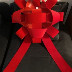 Huge Red Velvet Car bow 