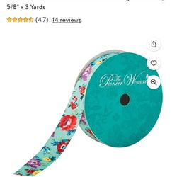 NEW Pioneer Woman Sweet Romance 5/8 Inch Grossgrain Ribbon.  You get both rolls.   Total of 6 Yards.  From a clean and smoke-free household.  Shipping