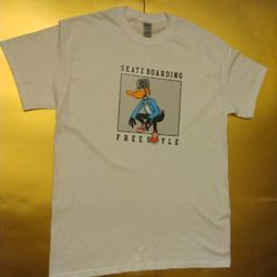  Travis Scott Daffy Duck Skateboard Freestyle T-SHIRT