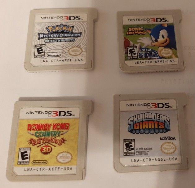 Nintendo 3DS Games- SEE DETAILS