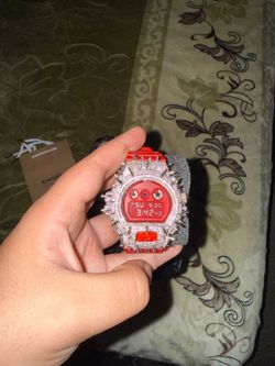 Red Bustdown G-Shock