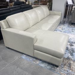 Sofa Chaise Sectional Leather No Credit Needed 