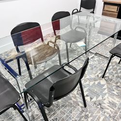 Glass Table For Conference Room 
