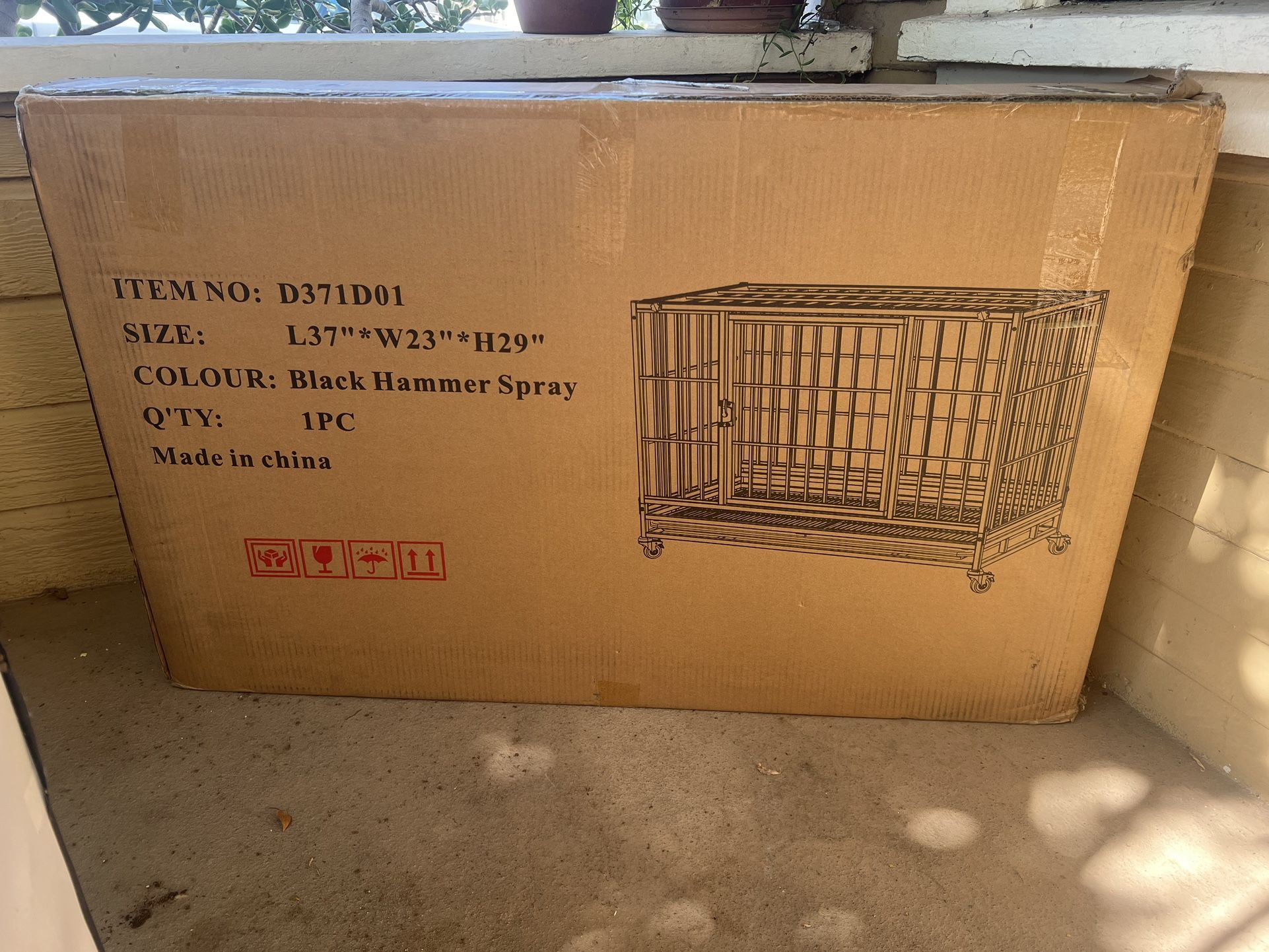 Homey Pet 37” Stackable Heavy Duty Dog Crate *Brand New*