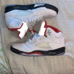 Jordan Fire  Red 5s Size 7