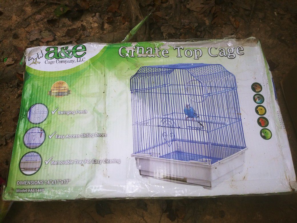 A&E cage company ornate top cage