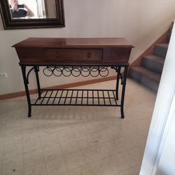 Bakers Rack With Wine Holders