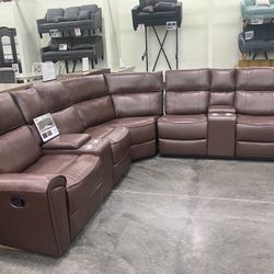 Sectional Recliner Sofa Set