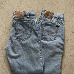 Vintage Levi’s 90’s (Made in USA) 550 Red Tab & 560 Orange Tab Jeans bundle 