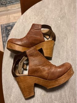 Free People Leather Clogs