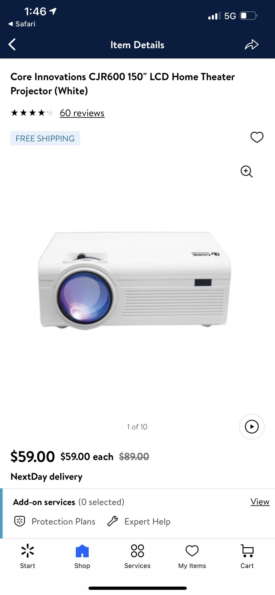 Core Innovations home theater projector