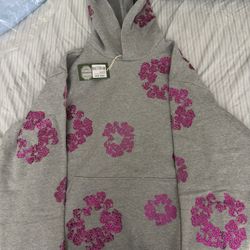 Denim Tear Grey Rhinestones 