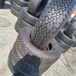 LT 245/75/17 $400 FOUR TIRES SEMI NEW BFGOODRICH