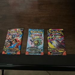 Pokemon Single Packs Mega Evolution Journey Together 