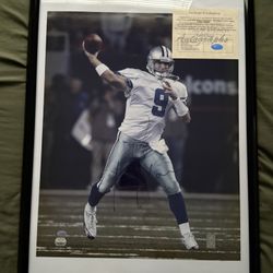 Signed Tony Romo Poster
