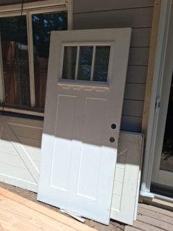 Shaker style front door 36 in