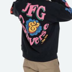 JOE FRESH x CONVERSE PULLOVER HOODIE 0022143-A01 MEN SIZE LARGE XL