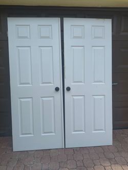 36" X 80" 6-Panel Bifold Closet Door