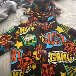 glogang full zip hoodie
