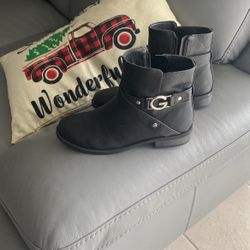Leather Black Boots 
