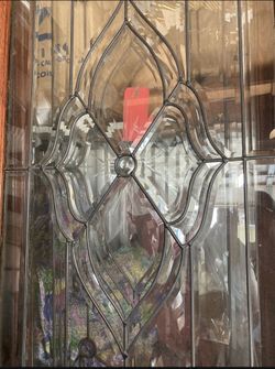 Leaded Glass Doors