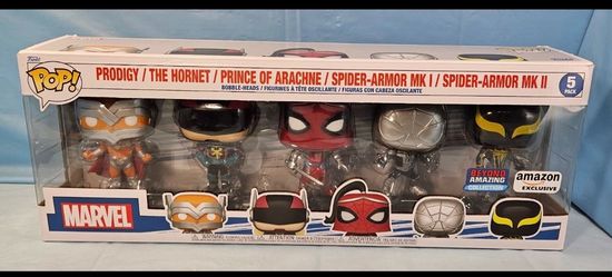 Funko POP Marvel Prodigy Hornet Prince Arachne Spider Armor MK 1 MK 2 Exclusive
