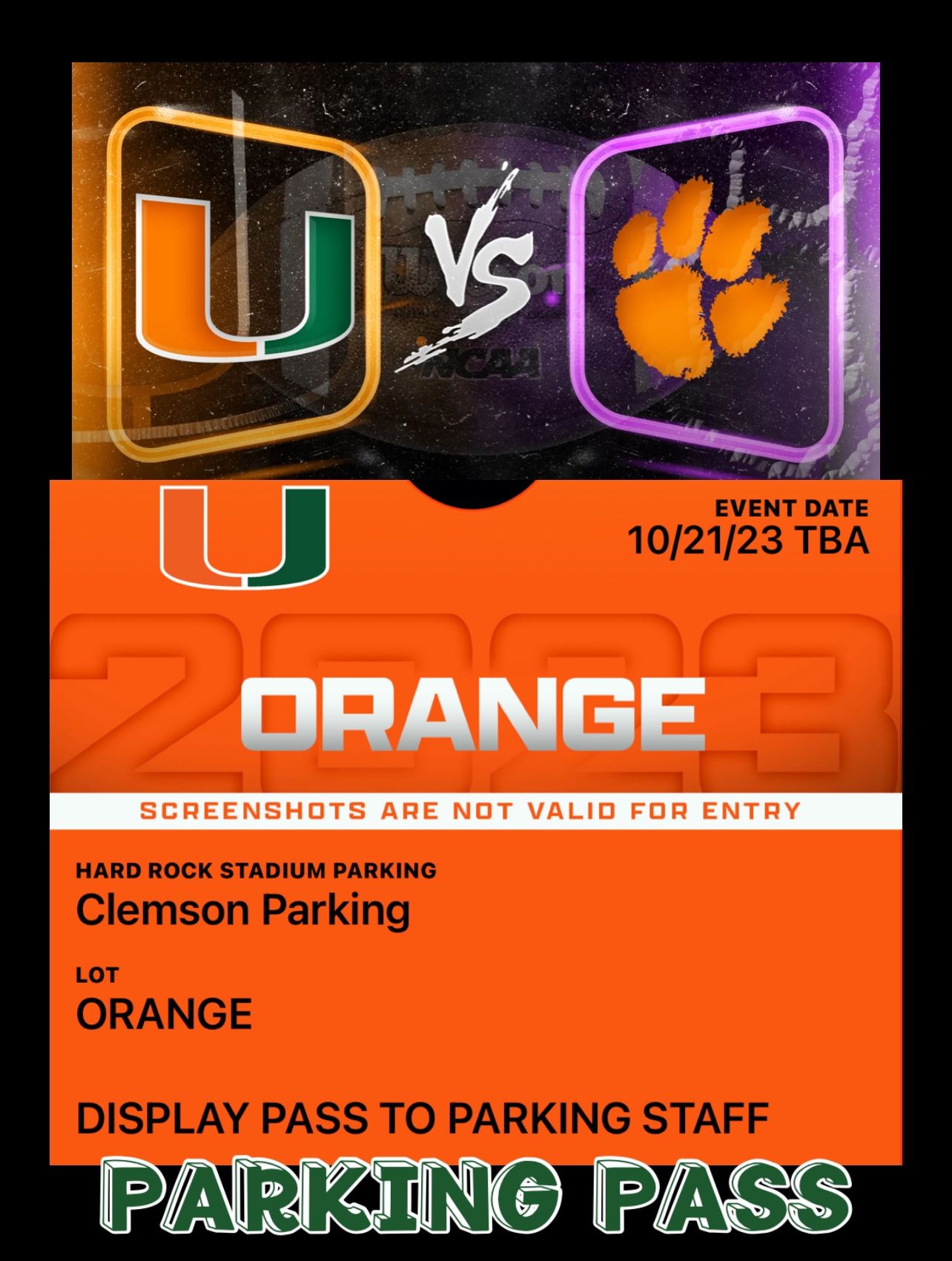 Nau Parking Pass 94 - 909jin3