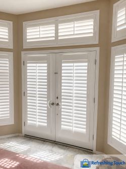 Custom Plantation Shutters, Polyvinyl and Basswood, Any Window Size | 909-681-7003