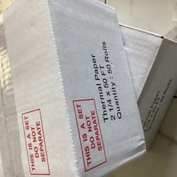 Thermal Paper 2 1/4" x 50' Pos Receipt Paper 50 rolls Cash Register Roll