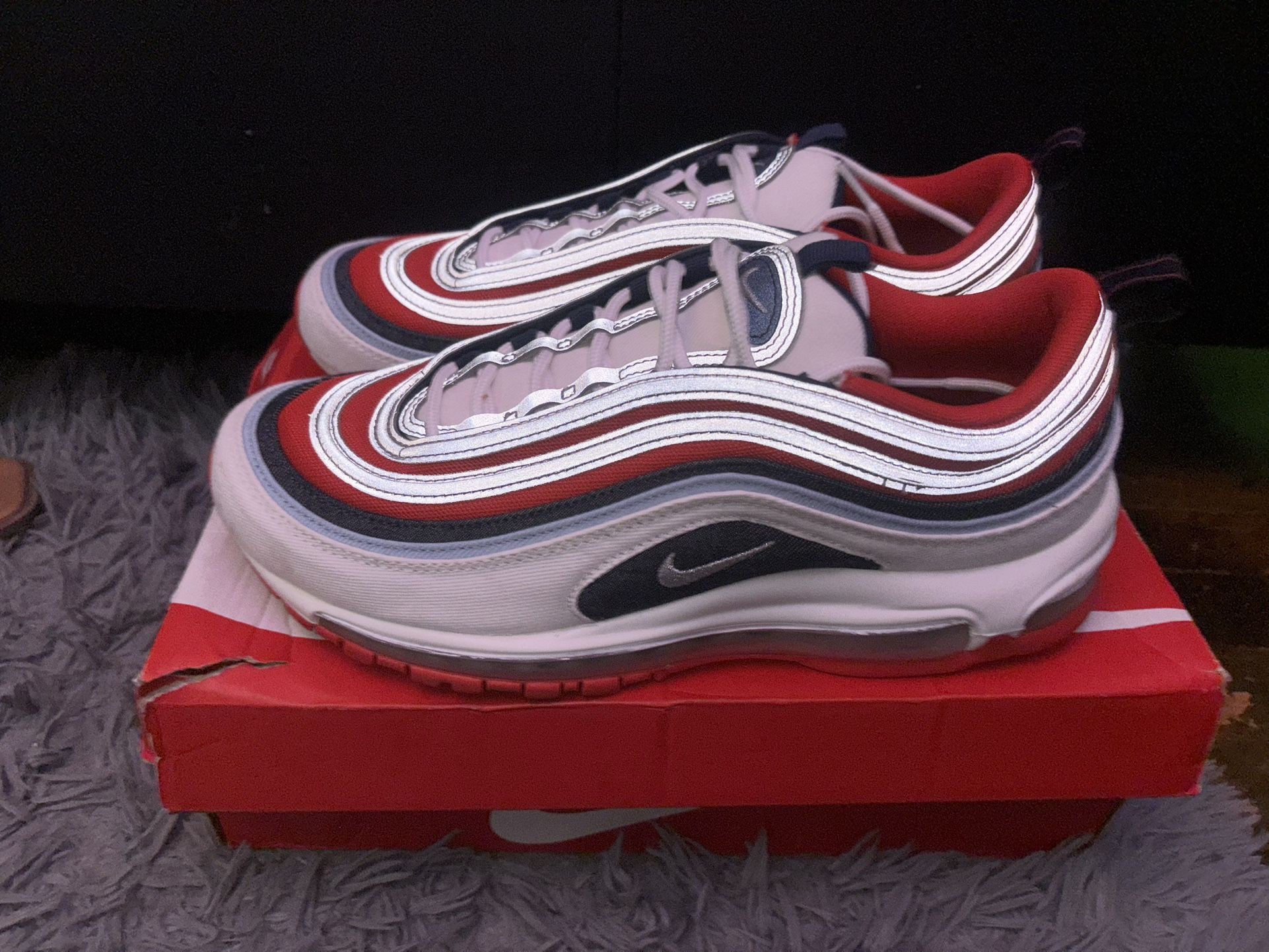 Nike Air Max 97 Chile Red/White/Psychic Blue/Metallic Silver