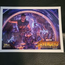 Avengers Infinity War Lithograph 