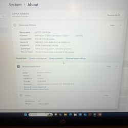Windows 11 HP Laptop with AMD processor and Radeon Graphics!