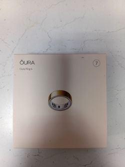 Oura ring 4 gold size 7