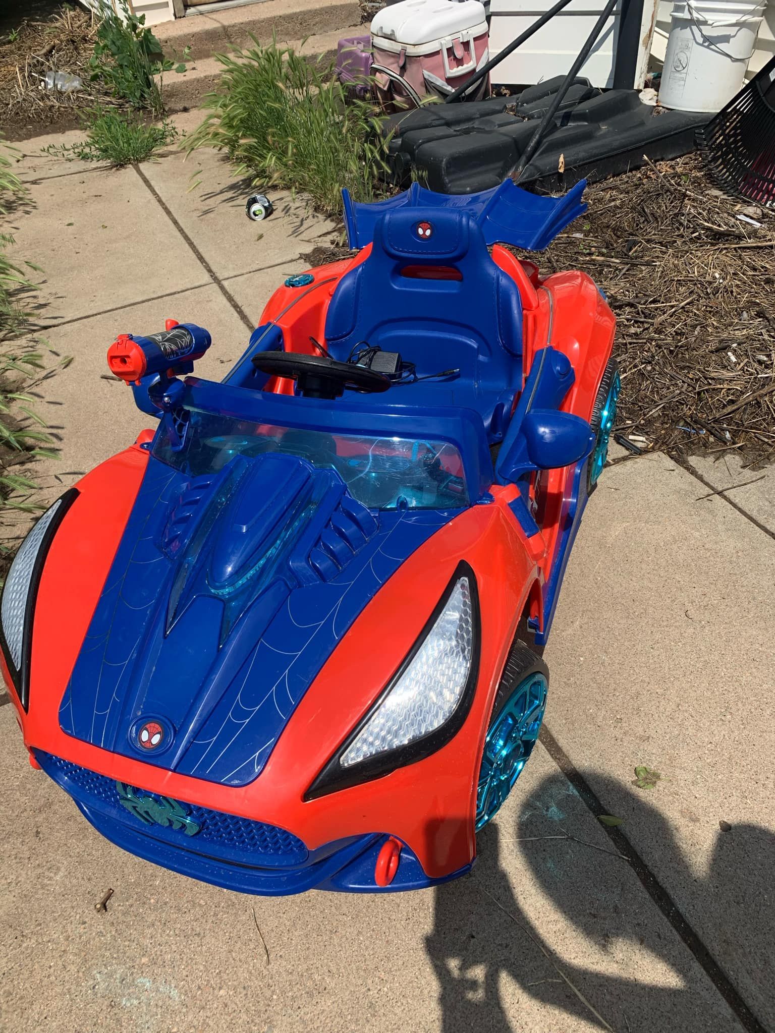 Battery Powered SpiderMan Electric Car
