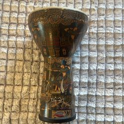 REMO Doumbek Drum Artist Design Gold Warrior