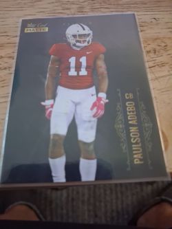 Paulson Adebo Wild Card Matte Primer Football Card