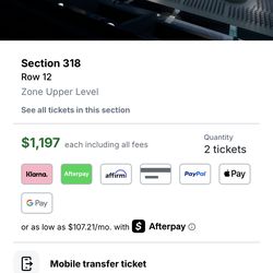 Adriana grande Tickets