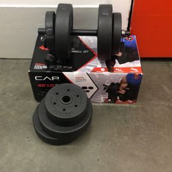 40 Pound Dumbbell Set 