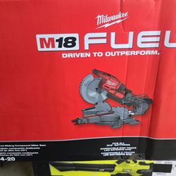 Milwaukee Fuel M18 10" Sliding Miter Saw Tool Only 