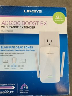 Linksys AC1200 boost Wi-Fi Range Extender