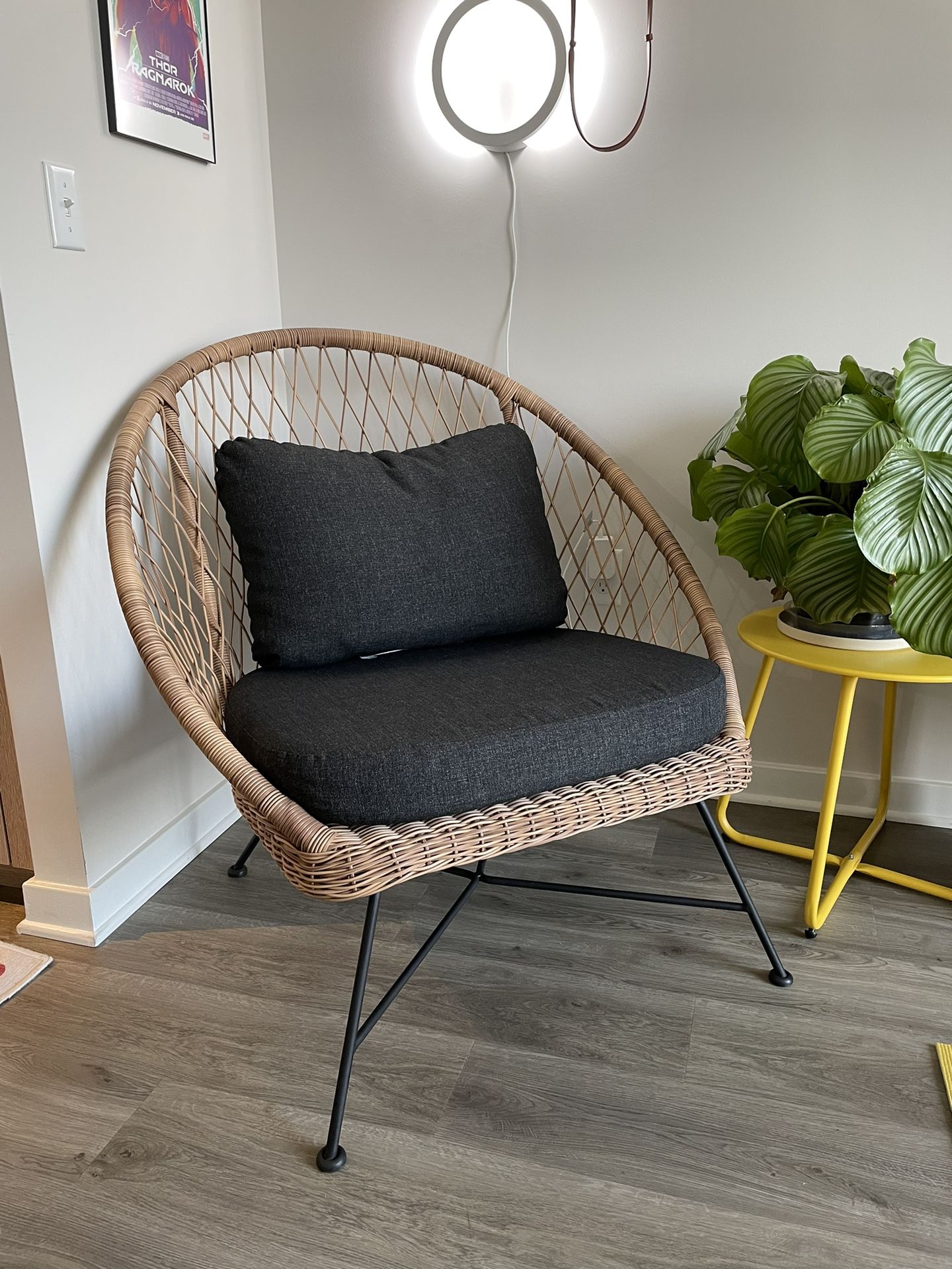 Aeri slate gray lounge chair sale