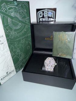 VVS D Custom Moissanite Watch