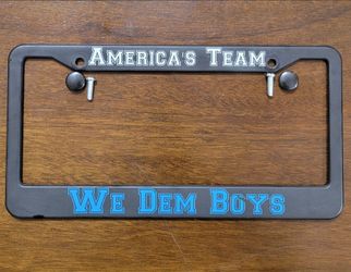 Dallas Cowboys Metal License Plate Cover