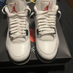 Jordan 4 White Cement