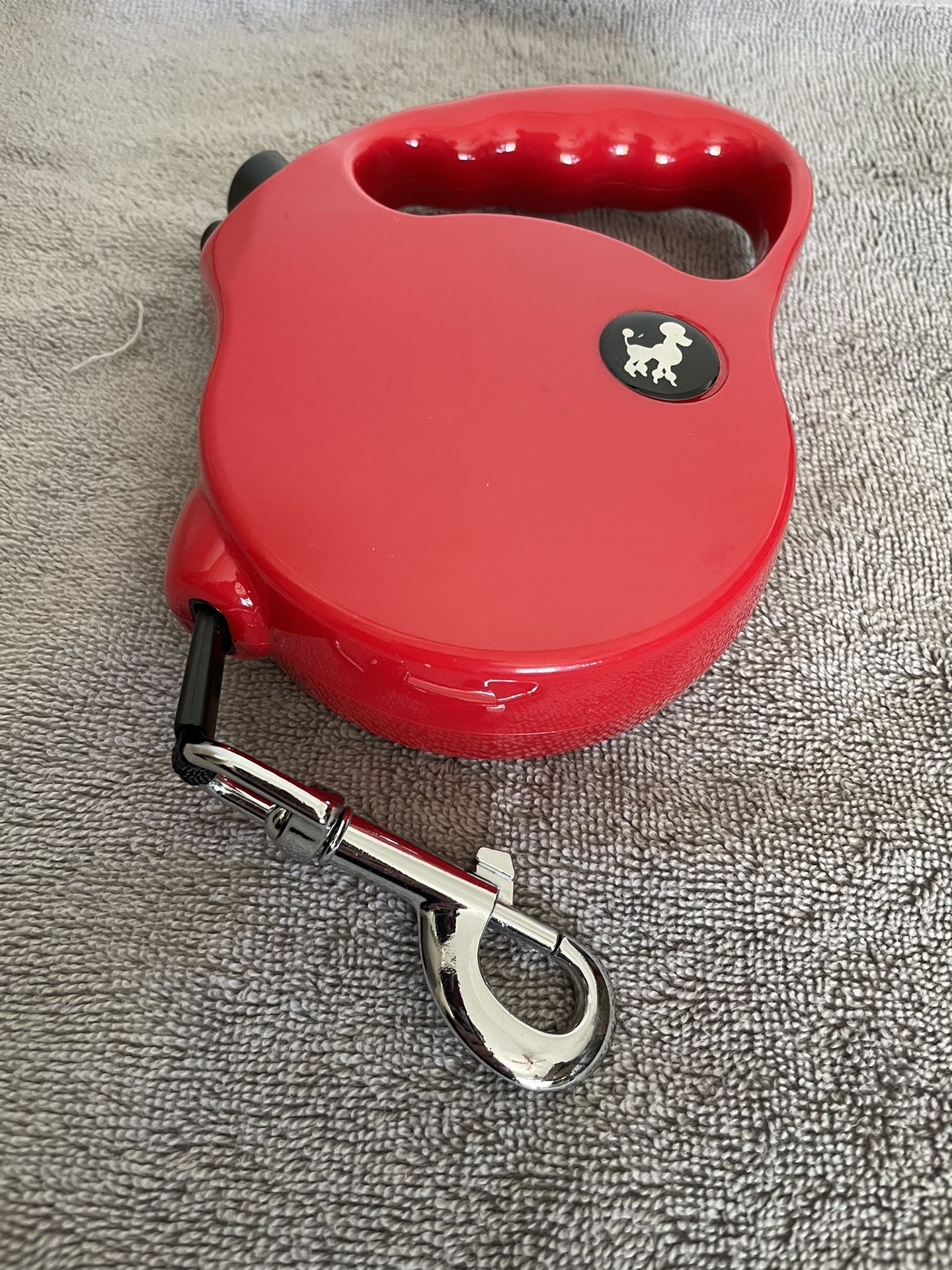 Retractable Red Leash About 20ft Long 