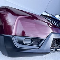 HONDA CR-V CRV 2017 2018 2019 FRONT BUMPER COVER WITH LOWER VALANCE + GRILLE ORIGINAL DARK RED PAINT ✅