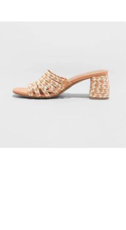 Women's Rachel Mule Heels Pink Universal Thread Size 7 With Tag No Box