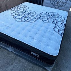 🟦King Size Mattress Pillow Top 12" Thick