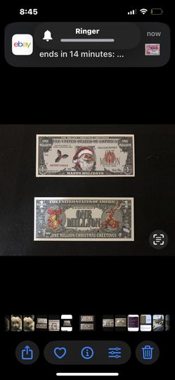 Santa Claus Dollar Bill