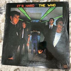The Who It's Hard vinyl record album 1982